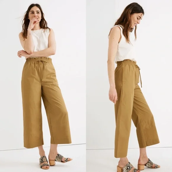 Madewell Pants Jumpsuits Madewell Nwt Poplin Smocked Huston